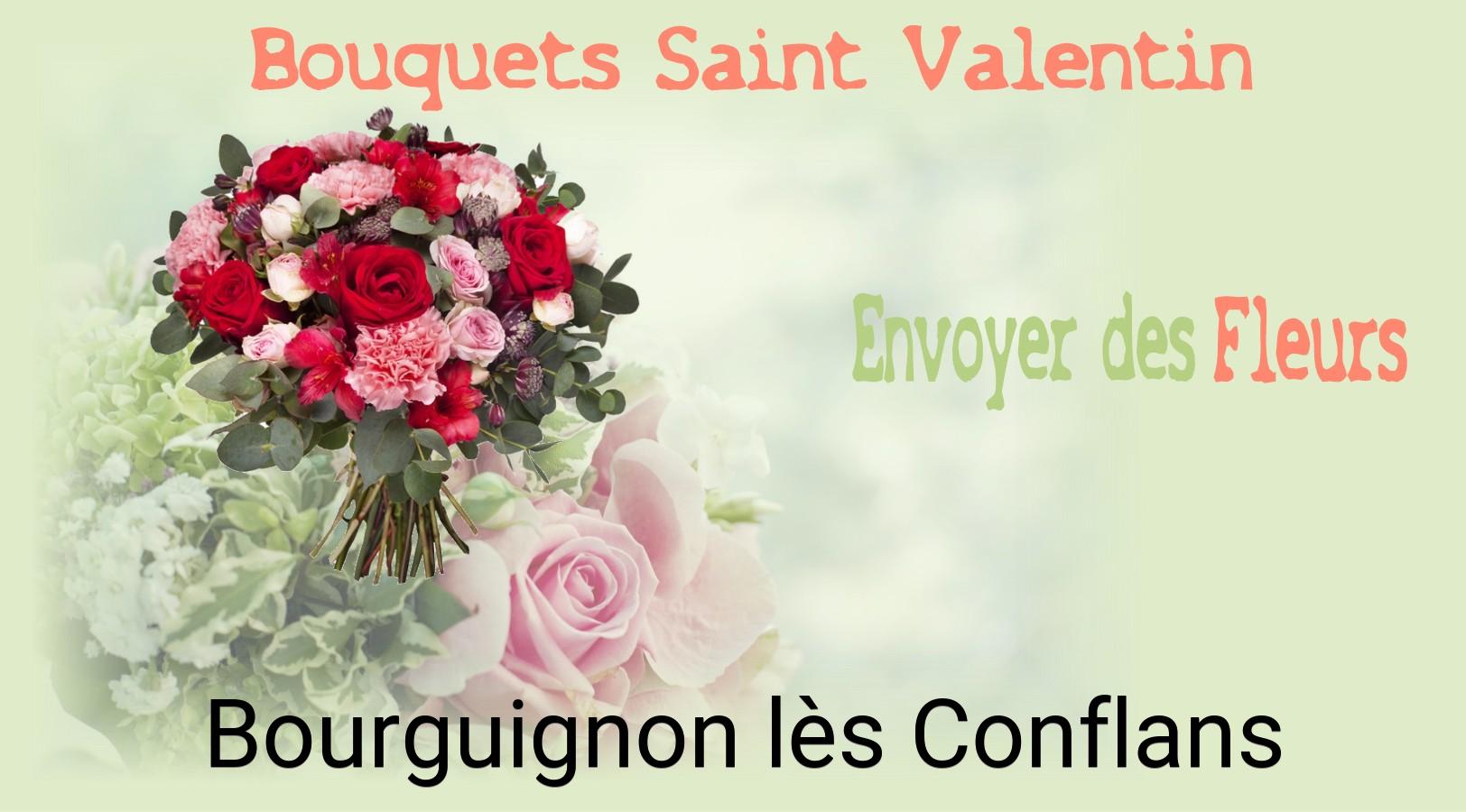 Roses de Saint-Valentin livrées à Bourguignon-lès-Conflans